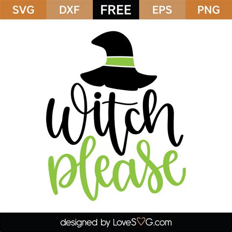 Dive into Darkness: Witch Please SVG Designs for Black Magic-Themed Projects